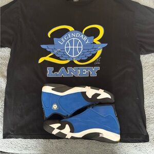 Jordan Athletic Shoes - Blue and Black